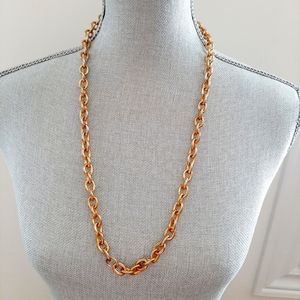 Long Chunky Chain Necklace